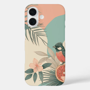 Tropical Humming Bird iPhone 16 Case