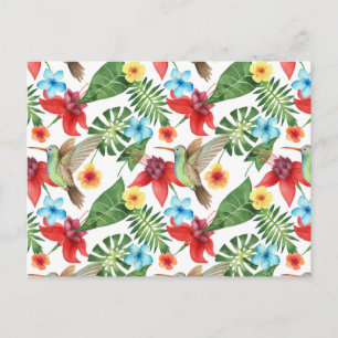 Tropical Hummingbird 2 Postcard