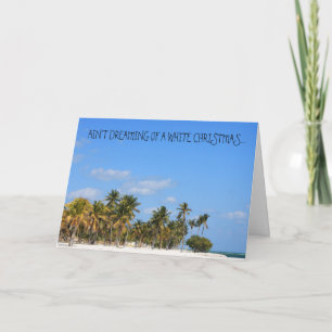 Tropical Humourous Christmas Greeting Card