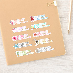 Tropical Images Return Address Stickers