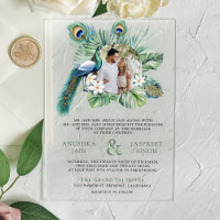 Tropical Indian Peacock Floral Wedding