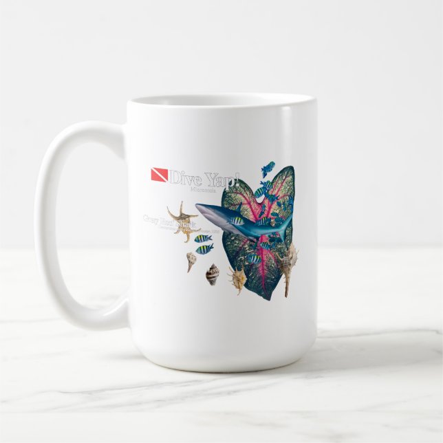 Tropical Invitation Coffee Mug (Left)