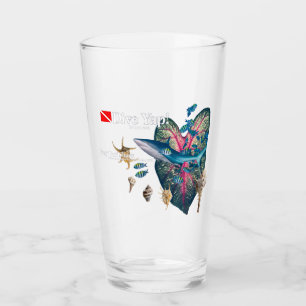 Tropical Invitation Glass