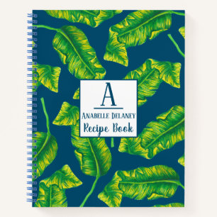 Tropical Island Banana Leaves Recipe Book