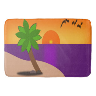 TROPICAL ISLAND BATH MAT