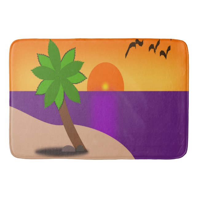TROPICAL ISLAND BATH MAT (Front)