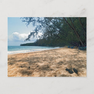 Tropical Island Beach, Cambodia Postcard
