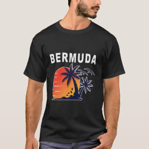 Tropical Island Beach In Bermuda T-Shirt