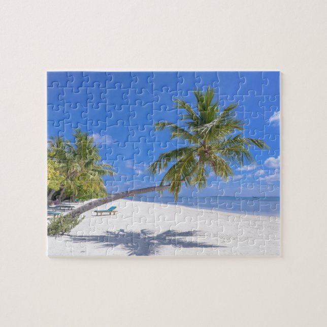 Tropical Island Beach Ocean Vacation Holiday Jigsaw Puzzle (Horizontal)