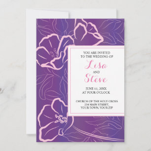 Tropical Island Destinatin Beach Invitation