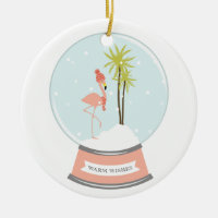Tropical Island Flamingo Christmas - Pink
