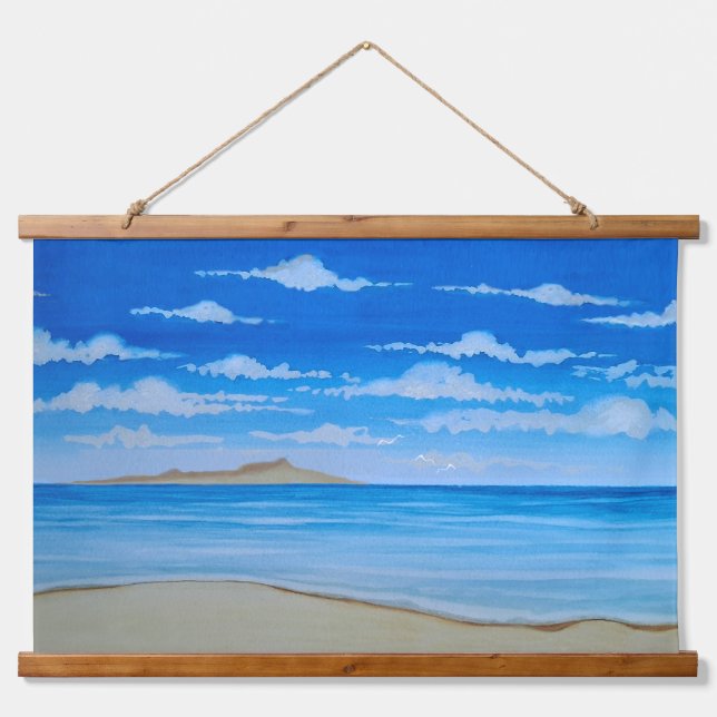 Tropical Island  Hanging Tapestry (Front)