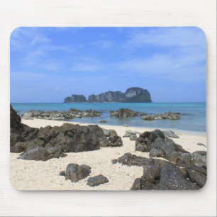 Tropical island mouse mat