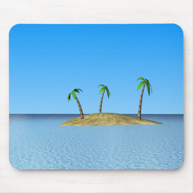 Tropical Island Mouse Mat (Front)