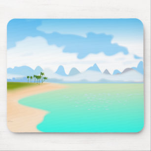 Tropical Island Mouse Mat