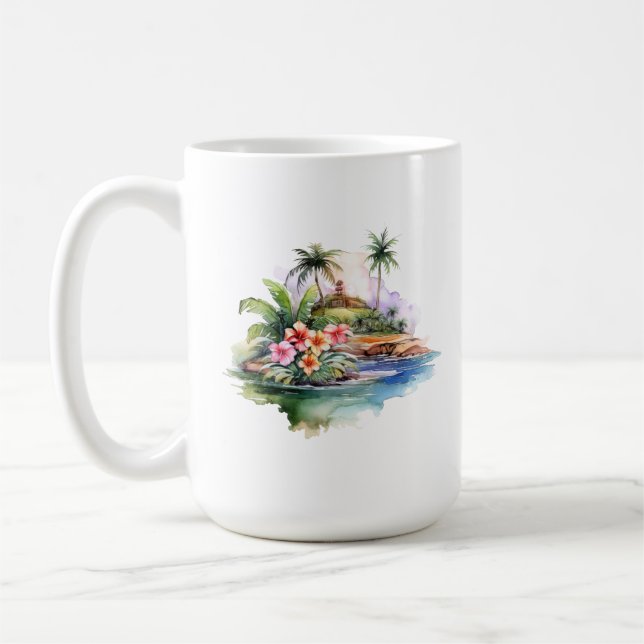 Tropical Island Mug (Left)