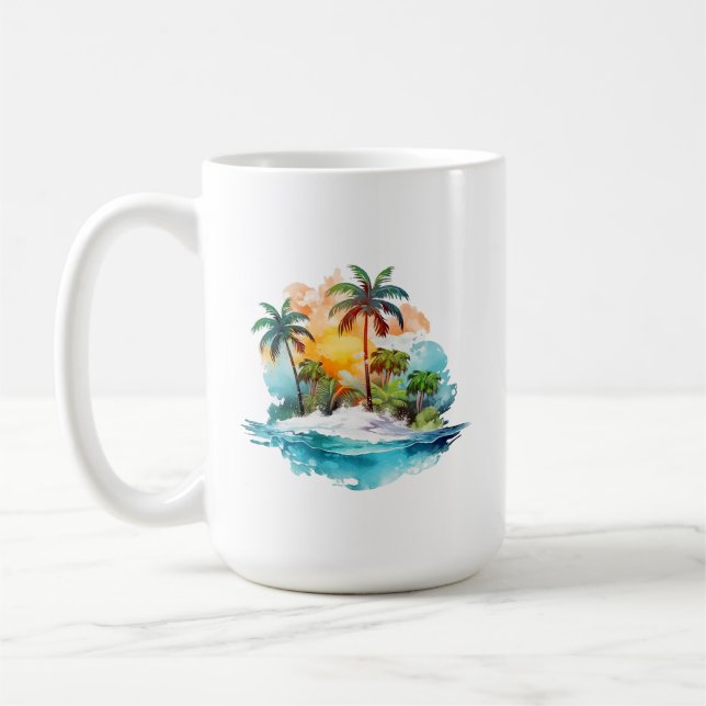 Tropical Island Mug (Left)
