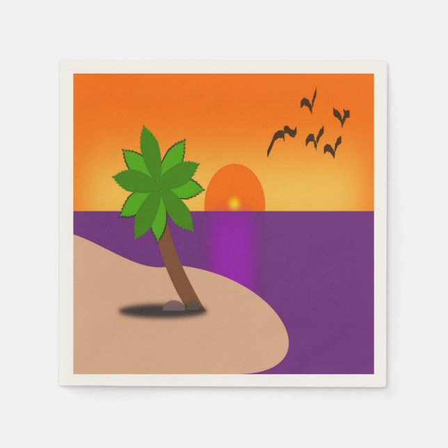 TROPICAL ISLAND NAPKIN (Front)
