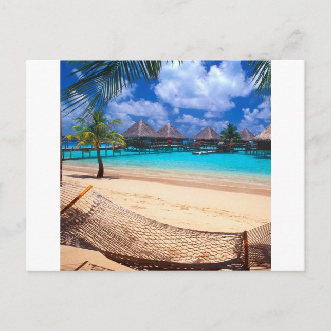 Tropical Island Of French Polynesia Postcard (Front)
