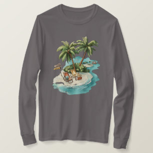 Tropical Island Paradise Graphic T-Shirt – Relaxin