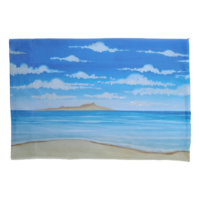 Tropical Island Pillowcase (Front-Left)