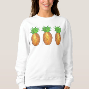 Tropical Island Pineapple Fruity Hawaii Pineapples Sweatshirt