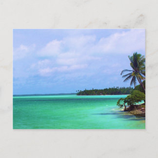 Tropical Island Postcard