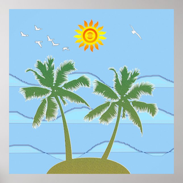 Tropical Island Poster (Front)