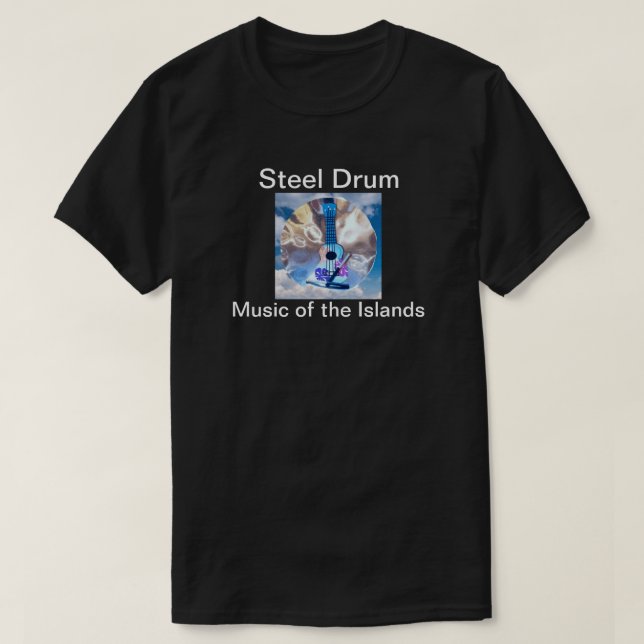 Tropical Island Steel Drum t-shirt (Design Front)