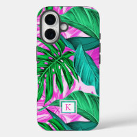 Tropical Island Vibes Monogram Phone Case