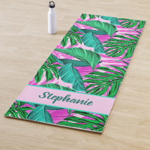 Tropical Island Vibes   Personalised Yoga Mat