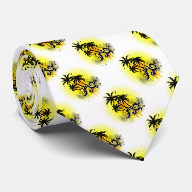 Tropical Islands 3 Tie (Rolled)