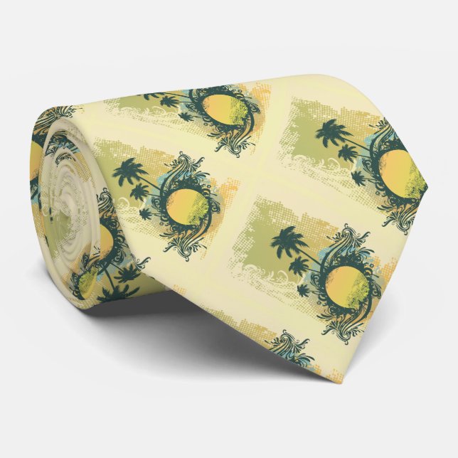 Tropical Islands 5 Tie (Rolled)