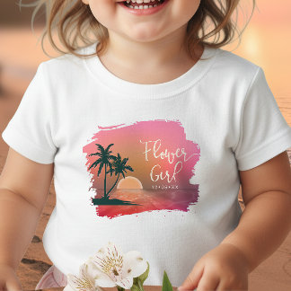 Tropical Isle Flower Girl Pink ID581 Toddler T-Shirt