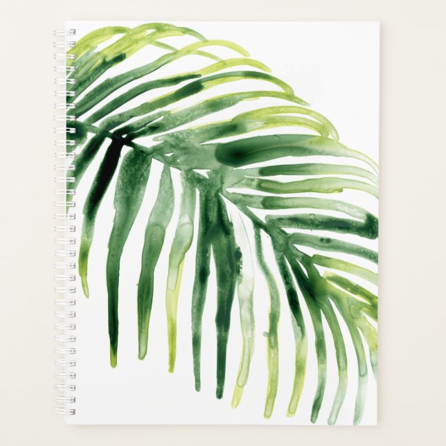 Tropical Jewel Leaf Planner (Front)