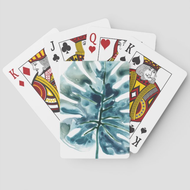 Tropical Jewel Palm Playing Cards (Back)