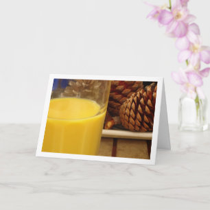 Tropical Juice and Pine Cones Card