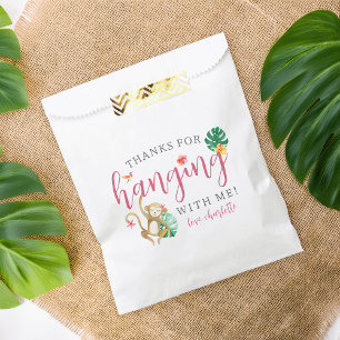 Tropical Jungle Animals Kids Birthday Party Favour Bags