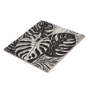 Tropical jungle art tile