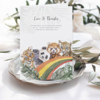 Tropical Jungle Baby Animals | Baby Shower