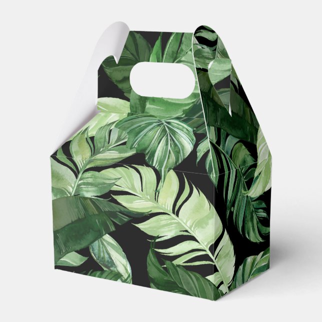 Tropical Jungle Favour Box (Front Side)