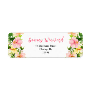 Tropical Jungle Floral and Foliage Bridal Shower