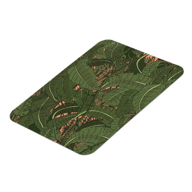 Tropical Jungle Forest Magnet (Left Side)