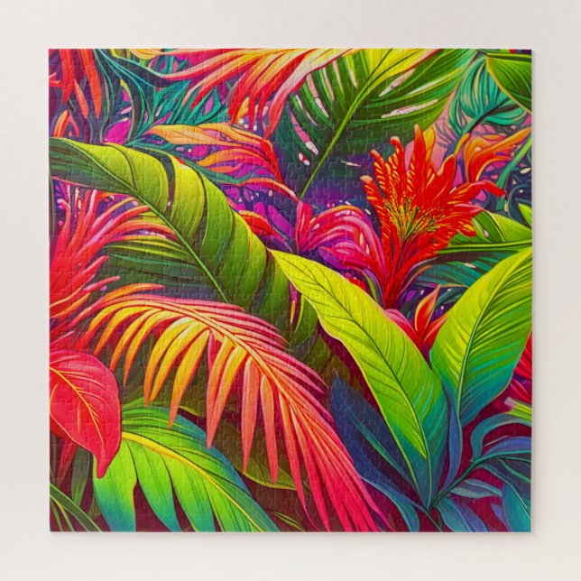  Tropical jungle Jigsaw Puzzle (Vertical)