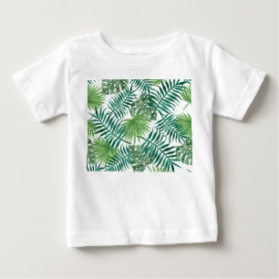 Tropical Jungle Leaves Baby T-Shirt