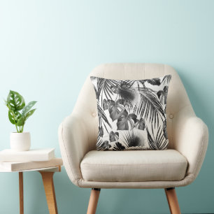 Tropical Jungle Leaves Dream #11a #tropical #decor Cushion