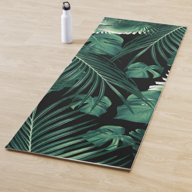 Tropical Jungle Leaves Dream #6 Yoga Mat (In Situ)