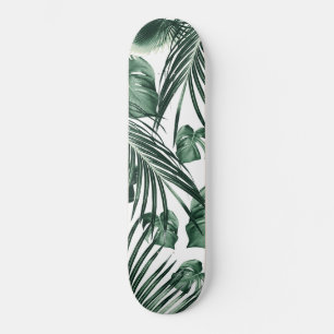 Tropical Jungle Leaves Dream #7a #tropical Skateboard