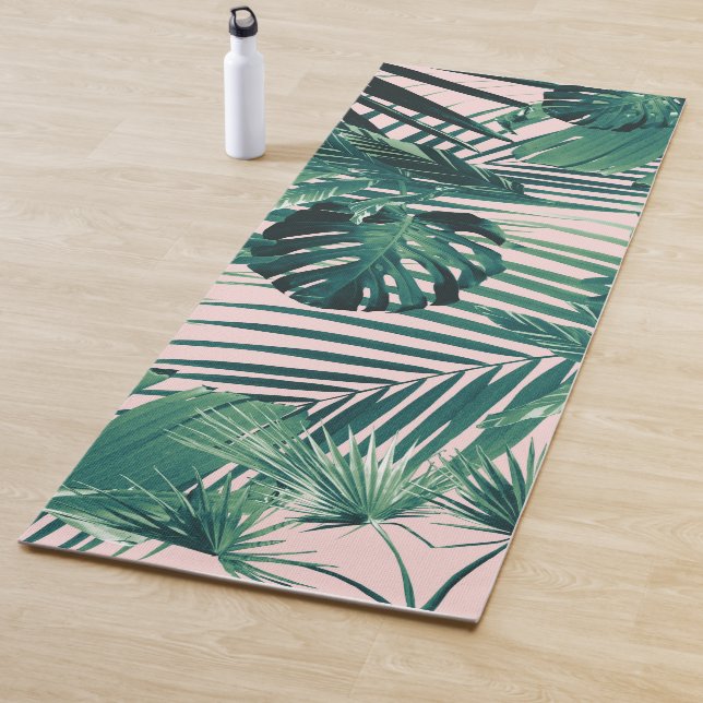 Tropical Jungle Leaves Siesta #2 #tropical  Yoga Mat (In Situ)