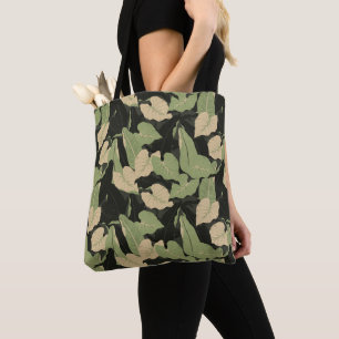 Tropical Jungle Leaves Tote Bag